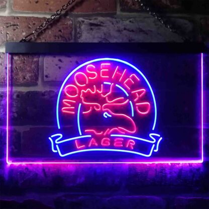 Moosehead Lager Moose Head 2 LED Neon Sign neon sign LED
