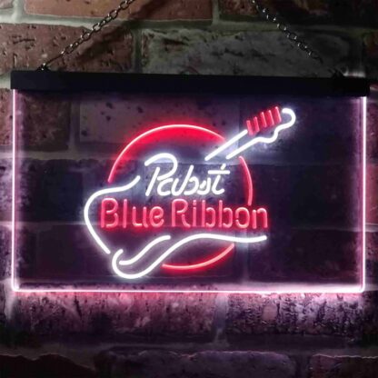 Pabst Blue Ribbon Guitar LED Neon Sign neon sign LED