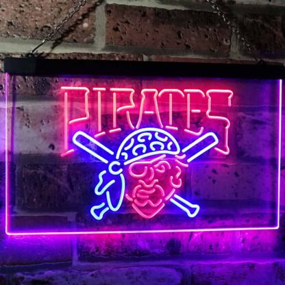 Pittsburgh Pirates Logo 1 LED Neon Sign - Legacy Edition neon sign LED