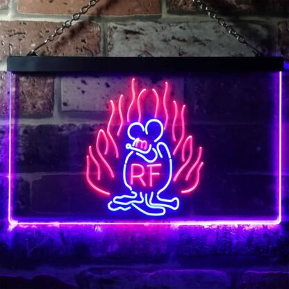 Rat Fink Fire Flame LED Neon Sign neon sign LED