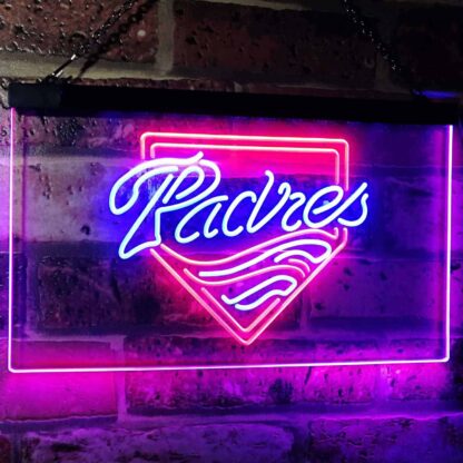 San Diego Padres Logo 1 LED Neon Sign - Legacy Edition neon sign LED