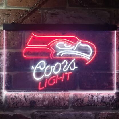 Seattle Seahawks Coors Light LED Neon Sign neon sign LED