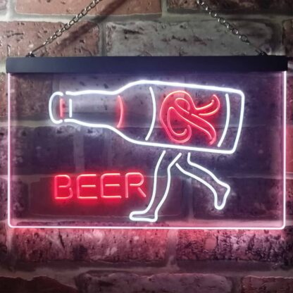 Rainier Beer Walking bottle LED Neon Sign neon sign LED