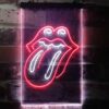 aRolling Stones Logo LED Neon Sign