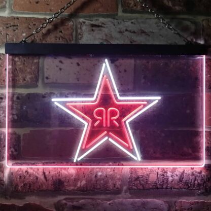 Rockstar Energy - RR Star Logo LED Neon Sign neon sign LED