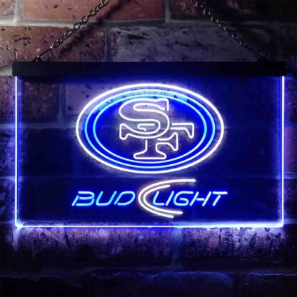 San Francisco 49ers Bud Light LED Neon Sign neon sign LED