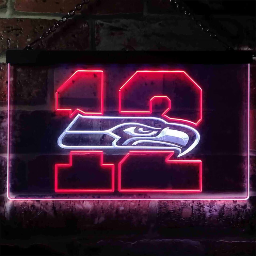 Seattle Seahawks 12th man LED Neon Sign - neon sign - LED sign - shop