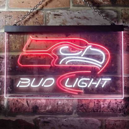 Seattle Seahawks Bud Light 2 LED Neon Sign neon sign LED