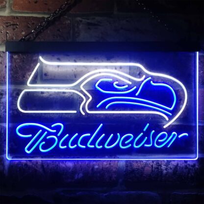 Seattle Seahawks Budweiser LED Neon Sign neon sign LED