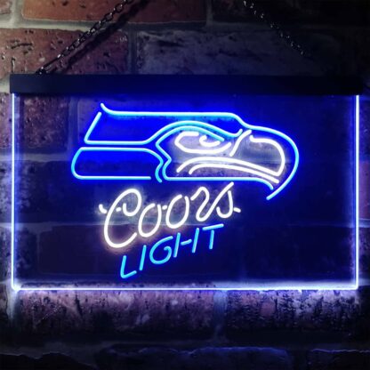 Seattle Seahawks Coors Light LED Neon Sign neon sign LED