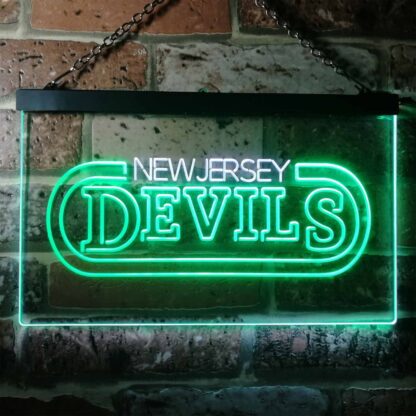 New Jersey Devils Banner LED Neon Sign neon sign LED