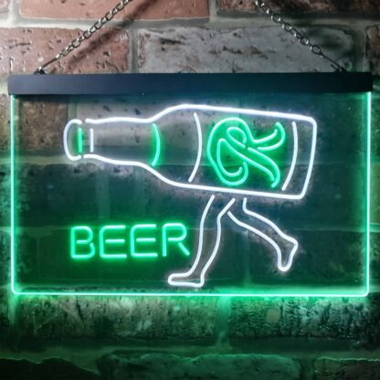 Rainier Beer Walking bottle LED Neon Sign neon sign LED