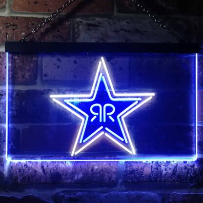 Rockstar Energy - RR Star Logo LED Neon Sign neon sign LED