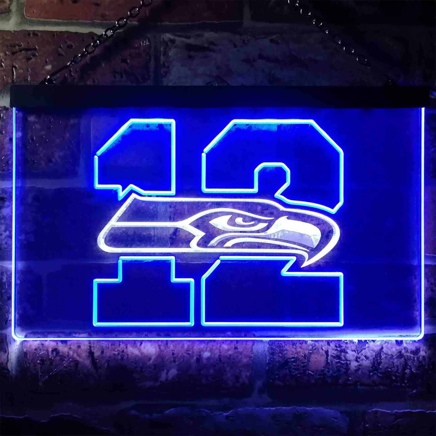 Seattle Seahawks 12th man LED Neon Sign - neon sign - LED sign - shop