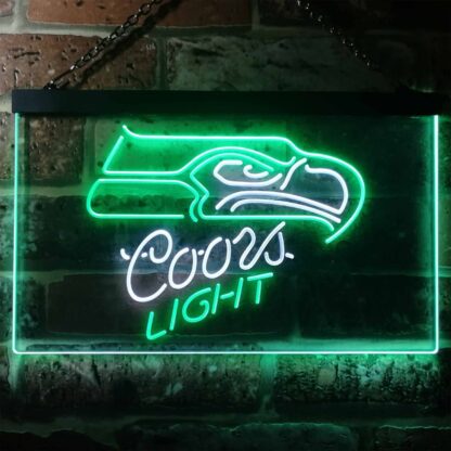 Seattle Seahawks Coors Light LED Neon Sign neon sign LED