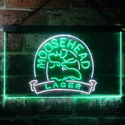Moosehead Lager Moose Head 2 LED Neon Sign neon sign LED