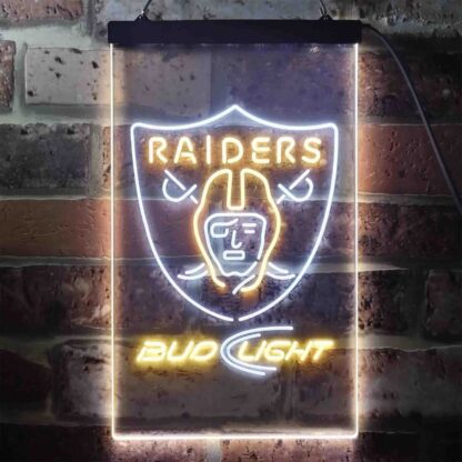 Oakland Raiders Bud Light LED Neon Sign neon sign LED