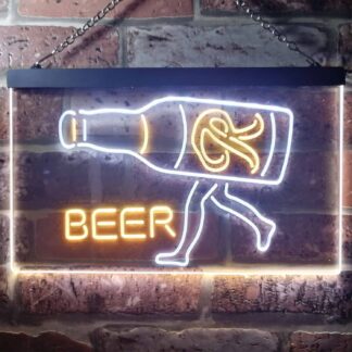 Rainier Beer Walking bottle LED Neon Sign neon sign LED