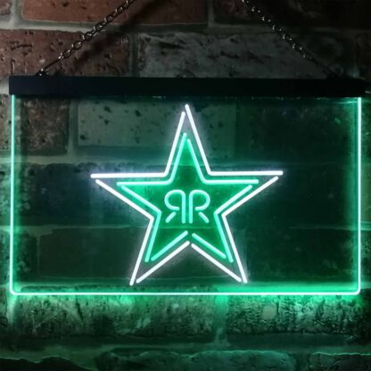 Rockstar Energy - RR Star Logo LED Neon Sign neon sign LED