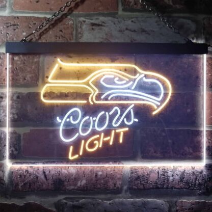 Seattle Seahawks Coors Light LED Neon Sign neon sign LED