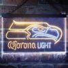 Seattle Seahawks Corona Light LED Neon Sign