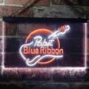 Pabst Blue Ribbon Guitar LED Neon Sign