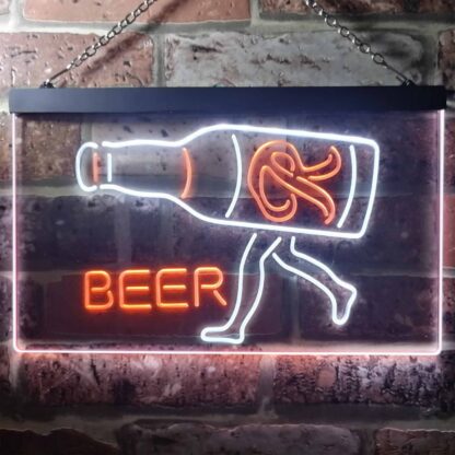 Rainier Beer Walking bottle LED Neon Sign neon sign LED