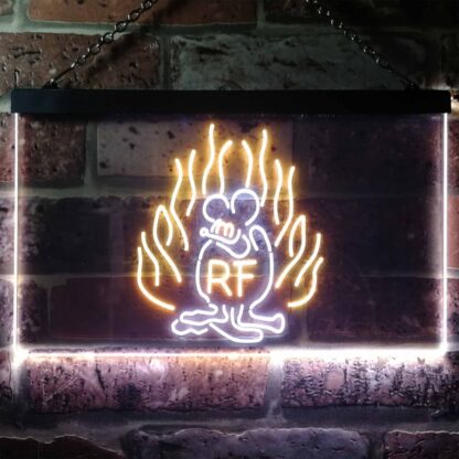 Rat Fink Fire Flame LED Neon Sign neon sign LED