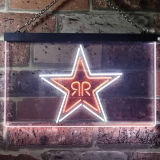 Rockstar Energy - RR Star Logo LED Neon Sign neon sign LED