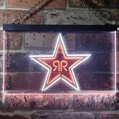 Rockstar Energy - RR Star Logo LED Neon Sign neon sign LED