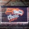 Seattle Seahawks Coors Light LED Neon Sign