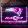 New England Patriots Bud Light LED Neon Sign
