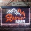 Rainier Beer Mountain LED Neon Sign