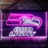 Seattle Seahawks Bud Light LED Neon Sign