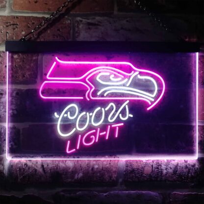 Seattle Seahawks Coors Light LED Neon Sign neon sign LED