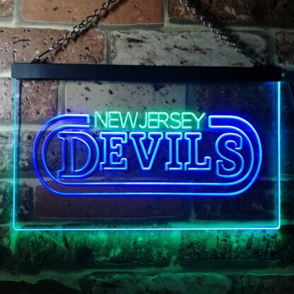 New Jersey Devils Banner LED Neon Sign neon sign LED