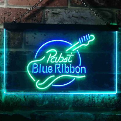 Pabst Blue Ribbon Guitar LED Neon Sign neon sign LED