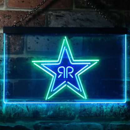 Rockstar Energy - RR Star Logo LED Neon Sign neon sign LED