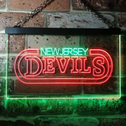 New Jersey Devils Banner LED Neon Sign neon sign LED