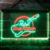Pabst Blue Ribbon Guitar LED Neon Sign