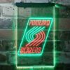 Portland Trail Blazers Logo LED Neon Sign Legacy Edition