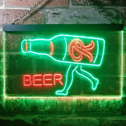 Rainier Beer Walking bottle LED Neon Sign neon sign LED