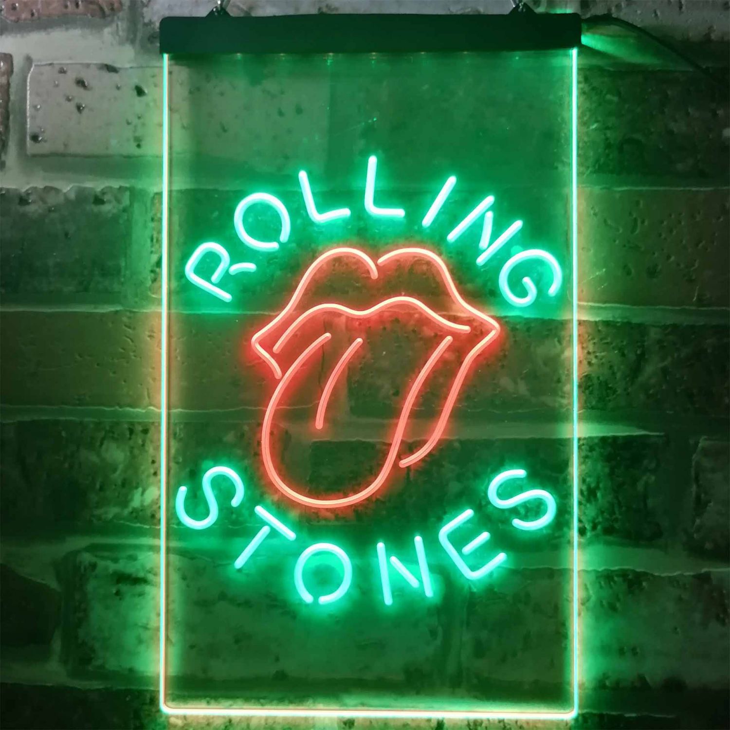Rolling stones neon sign