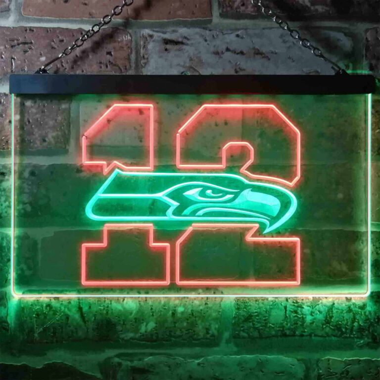 Seattle Seahawks 12th man LED Neon Sign - neon sign - LED sign - shop