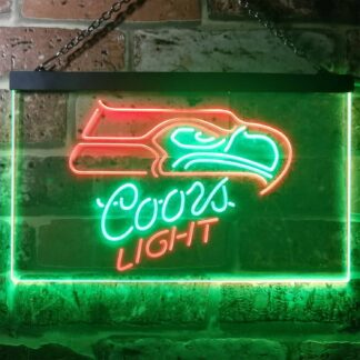 Seattle Seahawks Coors Light LED Neon Sign neon sign LED
