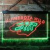 aMinnesota Wild Logo LED Neon Sign Legacy Edition