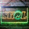 Skol Logo LED Neon Sign