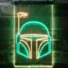 Star Wars Boba Fett Helmet LED Neon Sign