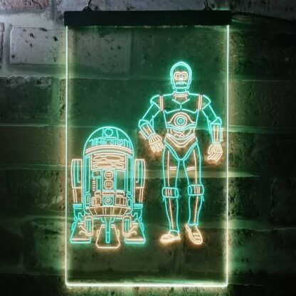 Star Wars R2D2 C3PO LED Neon Sign neon sign LED