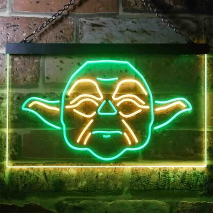 Star Wars Yoda Face LED Neon Sign neon sign LED